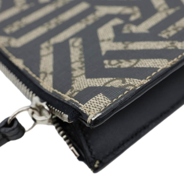 GUCCI Caleido GG Supreme Web Canvas Crossbody Bag Black 429004