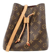 LOUIS VUITTON Neonoe BB Monogram Canvas Bucket Bag Brown