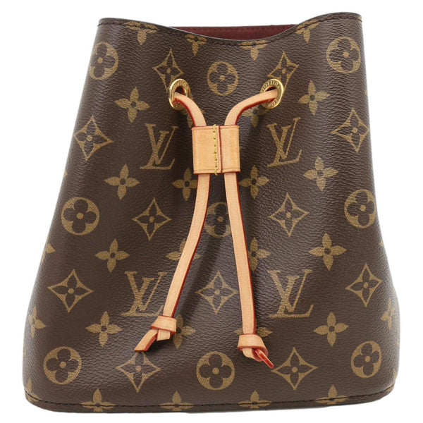 LOUIS VUITTON Neonoe BB Monogram Canvas Bucket Bag Brown