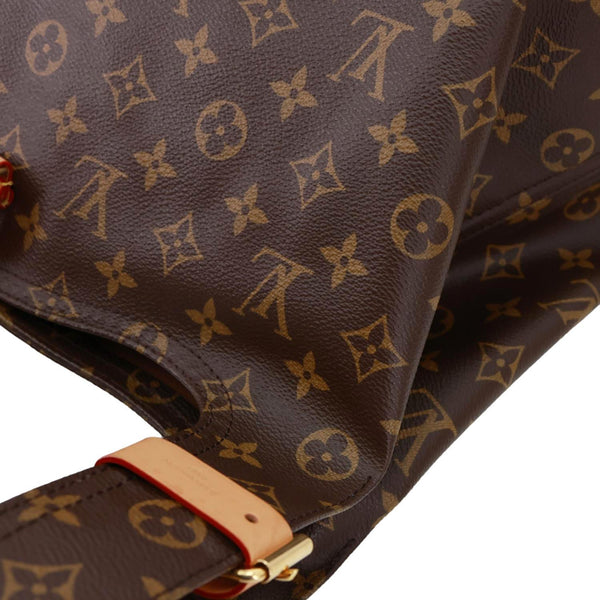 LOUIS VUITTON Atlantis GM Monogram Canvas Shoulder Bag Brown
