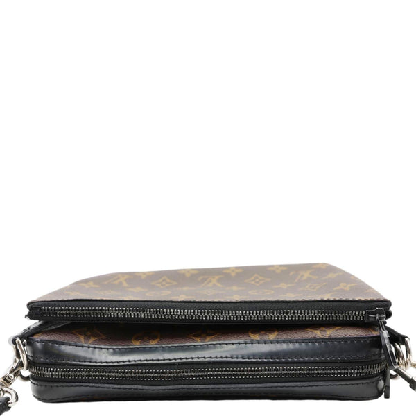 LOUIS VUITTON Trio Monogram Macassar Canvas Messenger Bag Purple