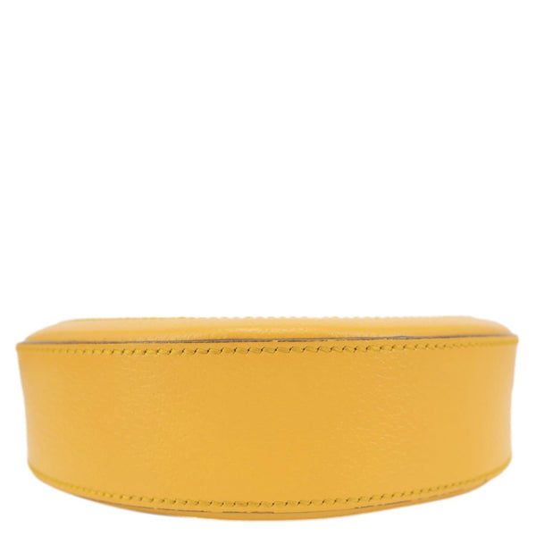 GUCCI Ophidia Mini Flora GG Round Supreme Monogram Web Crossbody Bag Yellow 550618