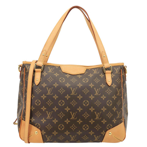 LOUIS VUITTON Estrela MM Monogram Canvas Shoulder Bag Brown