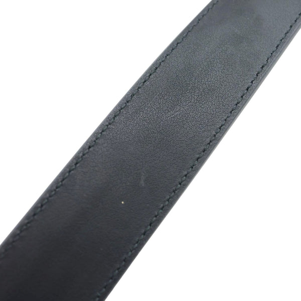GUCCI GG Marmont Buckle Smooth Leather Belt Size 75.30 Black 414516