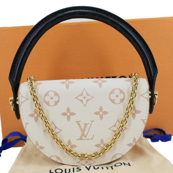 LOUIS VUITTON Pico Looping Monogram Dune Shoulder Bag Cream