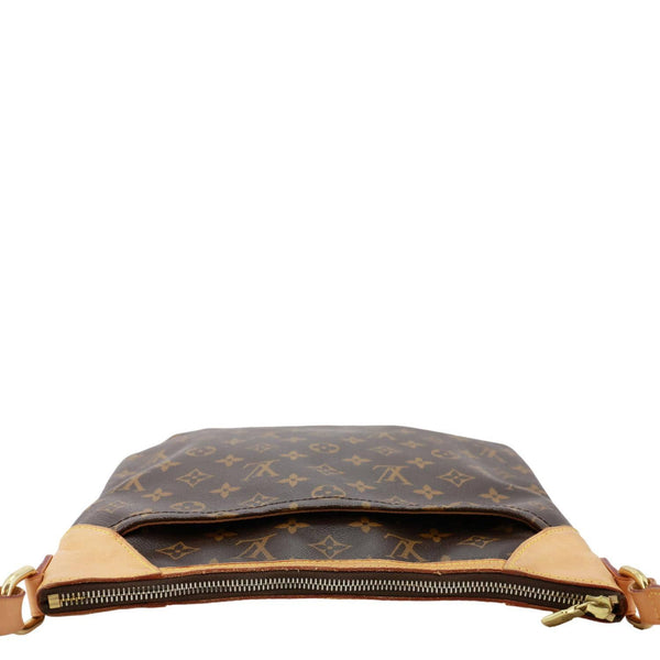 LOUIS VUITTON Odeon MM Monogram Canvas Messenger Bag Brown