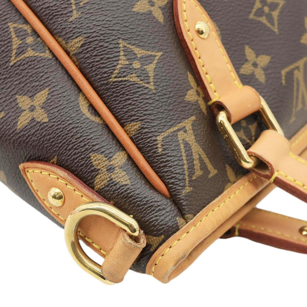 LOUIS VUITTON Estrela MM Monogram Canvas Shoulder Bag Brown