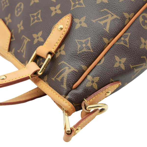 LOUIS VUITTON Estrela MM Monogram Canvas Shoulder Bag Brown