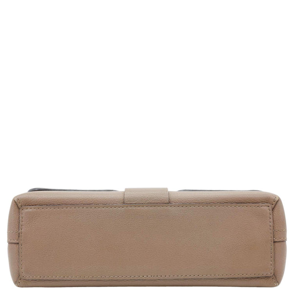 LOUIS VUITTON Very Chain Python Calfskin Leather Shoulder Bag Taupe