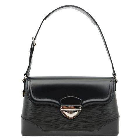 LOUIS VUITTON Bagatelle PM Epi Leather Shoulder Bag Black