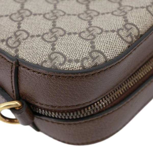 GUCCI Neo Vintage GG Supreme Canvas Shoulder Bag Beige 76466