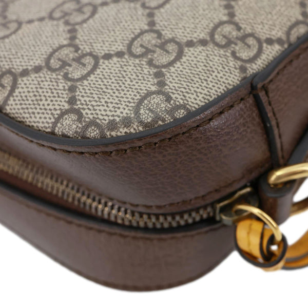 GUCCI Neo Vintage GG Supreme Canvas Shoulder Bag Beige 76466