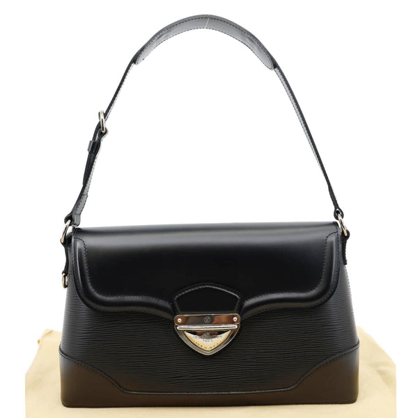 LOUIS VUITTON Bagatelle PM Epi Leather Shoulder Bag Black