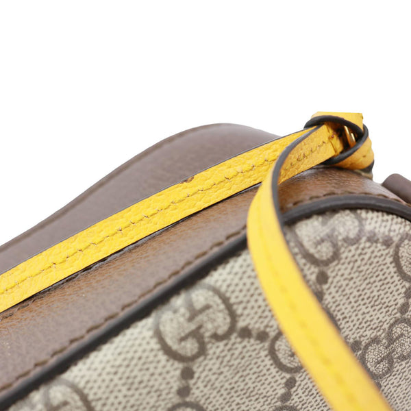 GUCCI Neo Vintage GG Supreme Canvas Shoulder Bag Beige 76466
