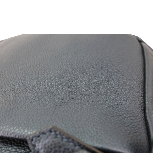 LOUIS VUITTON Flower Pins Monogram Empreinte Leather Backpack Blue