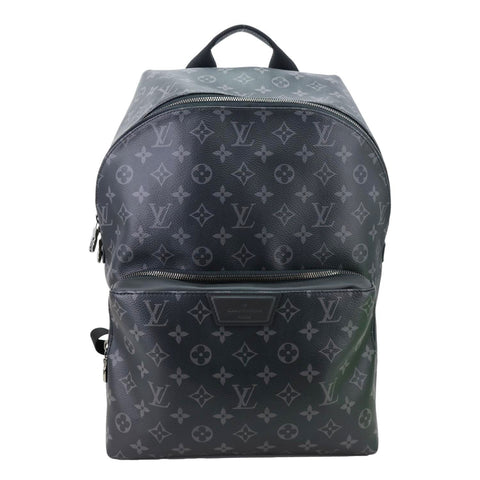 LOUIS VUITTON Discovery PM Monogram Eclipse Backpack Bag Black