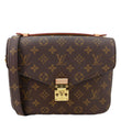 LOUIS VUITTON  Metis Pochette Monogram Canvas Crossbody Bag Brown