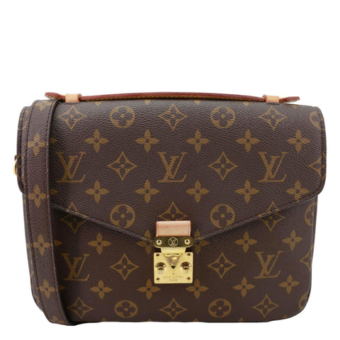 LOUIS VUITTON  Metis Pochette Monogram Canvas Crossbody Bag Brown