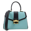 GUCCI Small GG Leather Top Handle Shoulder Bag Blue 675791