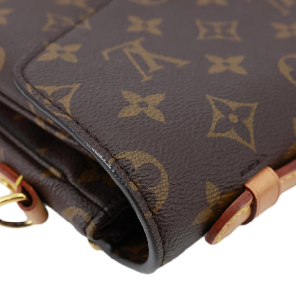 LOUIS VUITTON  Metis Pochette Monogram Canvas Crossbody Bag Brown