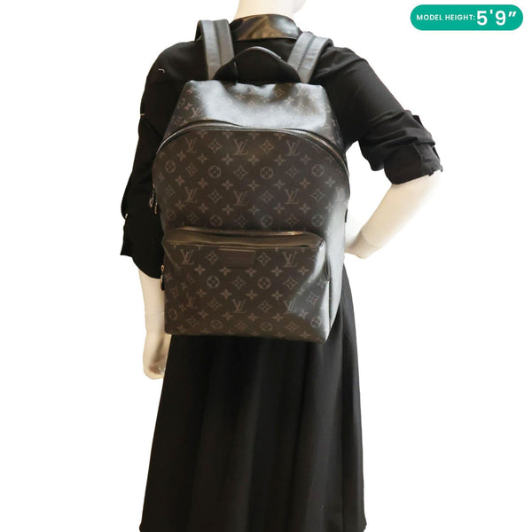 LOUIS VUITTON Discovery PM Monogram Eclipse Backpack Bag Black