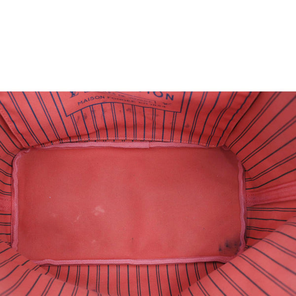 LOUIS VUITTON Neverfull MM Monogram Canvas Shoulder Bag Brown