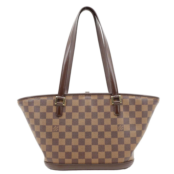 LOUIS VUITTON Manosque PM Damier Ebene Shoulder Bag Brown