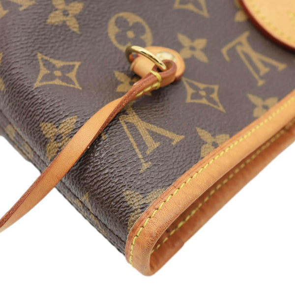 LOUIS VUITTON Neverfull MM Monogram Canvas Shoulder Bag Brown