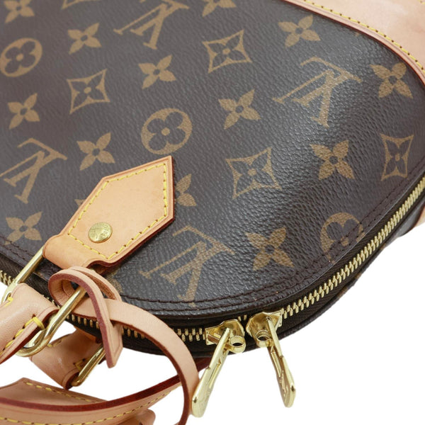 LOUIS VUITTON Alma BB Monogram Canvas Crossbody Bag Brown