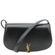 YVES SAINT LAURENT Voltaire Calfskin Leather Shoulder Bag Black