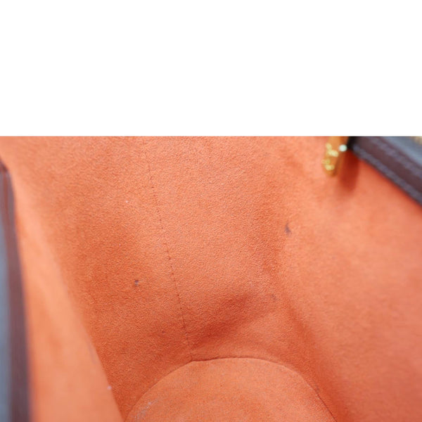 LOUIS VUITTON Manosque PM Damier Ebene Shoulder Bag Brown