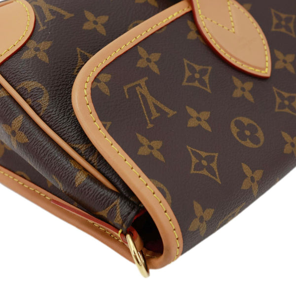 LOUIS VUITTON Diane Monogram Canvas Shoulder Bag Brown