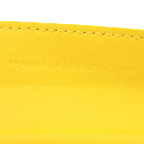 FENDI FF Logo Plastic Basket Satchel Bag Yellow