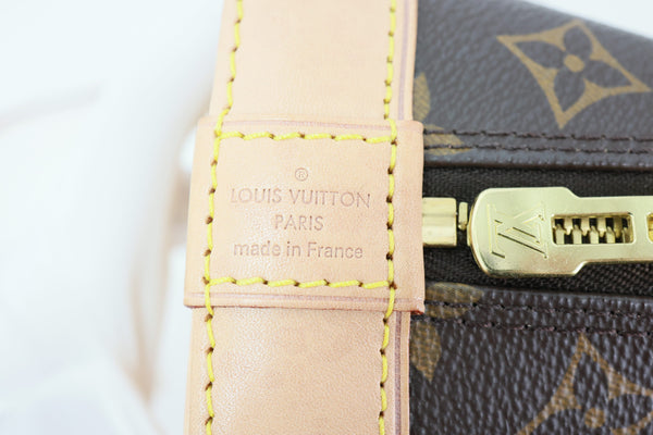 LOUIS VUITTON Alma BB Monogram Canvas Crossbody Bag Brown
