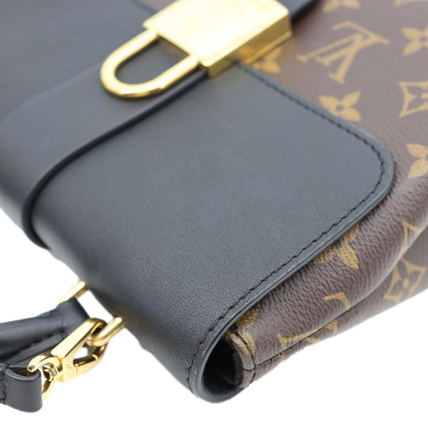 LOUIS VUITTON Locky BB Monogram Canvas Shoulder Bag Brown