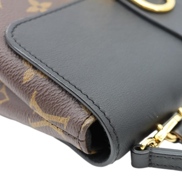 LOUIS VUITTON Locky BB Monogram Canvas Shoulder Bag Brown