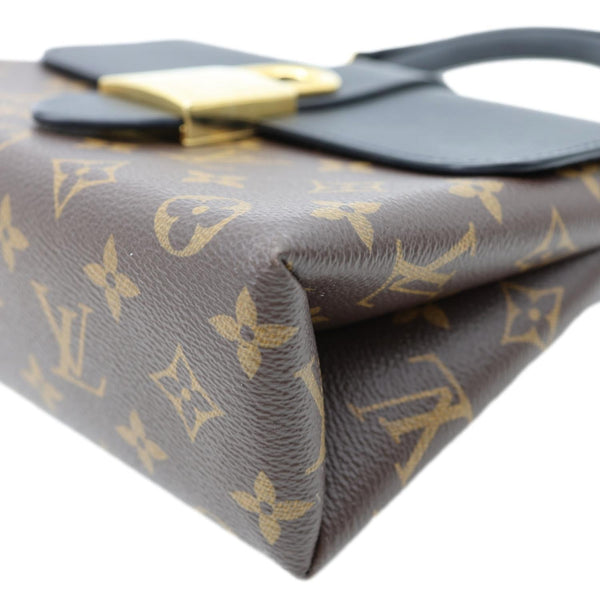 LOUIS VUITTON Locky BB Monogram Canvas Shoulder Bag Brown