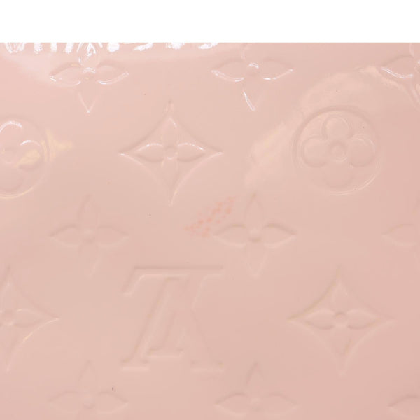 LOUIS VUITTON Spring Street Monogram Vernis Leather Shoulder Bag Rose Ballerine