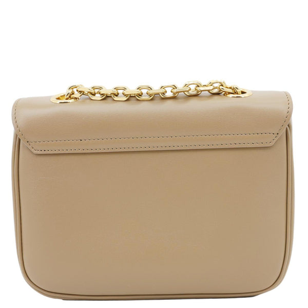 CELINE C Small Calfskin Leather Shoulder Bag Beige