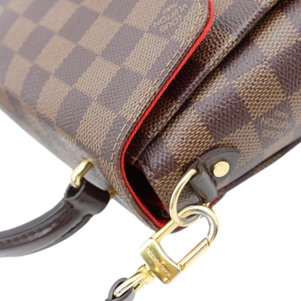 LOUIS VUITTON Croisette Damier Ebene Crossbody Bag Brown