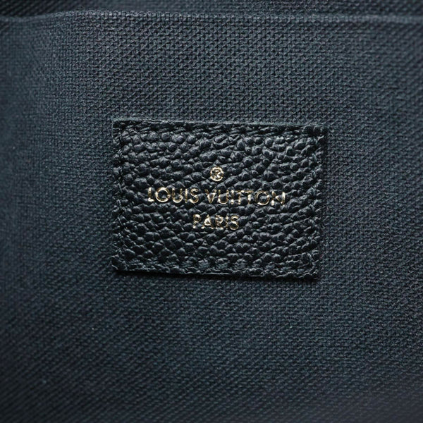 LOUIS VUITTON Felicie Pochette Monogram Empreinte Crossbody Bag Black