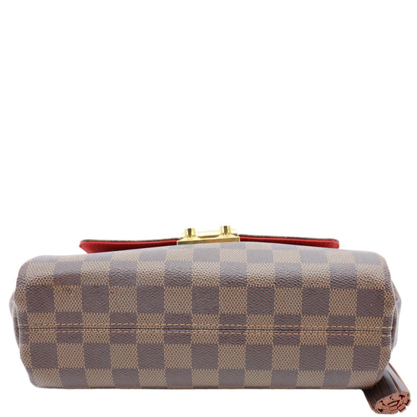 LOUIS VUITTON Croisette Damier Ebene Crossbody Bag Brown