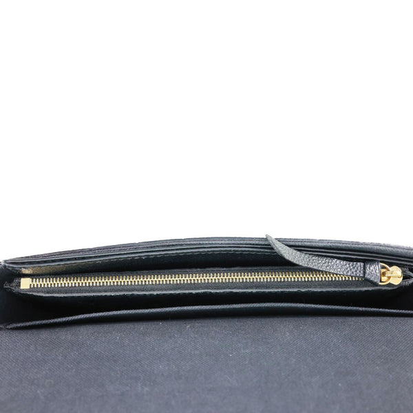 LOUIS VUITTON Felicie Pochette Monogram Empreinte Crossbody Bag Black
