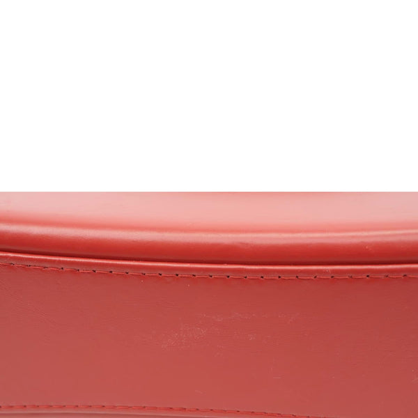 CHANEL Gabrielle Aged Calfskin Quilted Leather Crossbody Bag Red