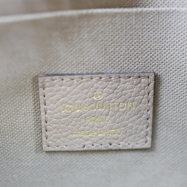 LOUIS VUITTON Felicie Pochette Giant Monogram Empreinte Crossbody Bag Bicolor