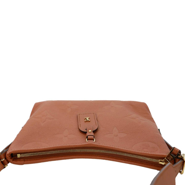 LOUIS VUITTON Carryall PM Empreinte Leather Shoulder Bag Brown