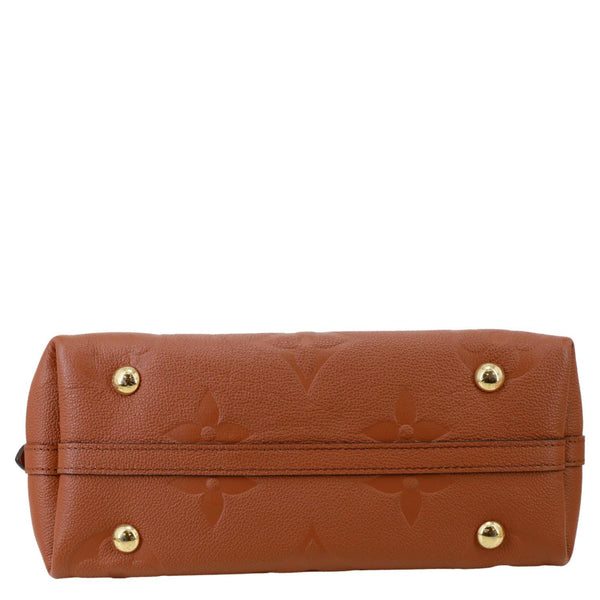 LOUIS VUITTON Carryall PM Empreinte Leather Shoulder Bag Brown