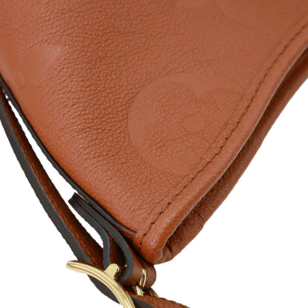 LOUIS VUITTON Carryall PM Empreinte Leather Shoulder Bag Brown