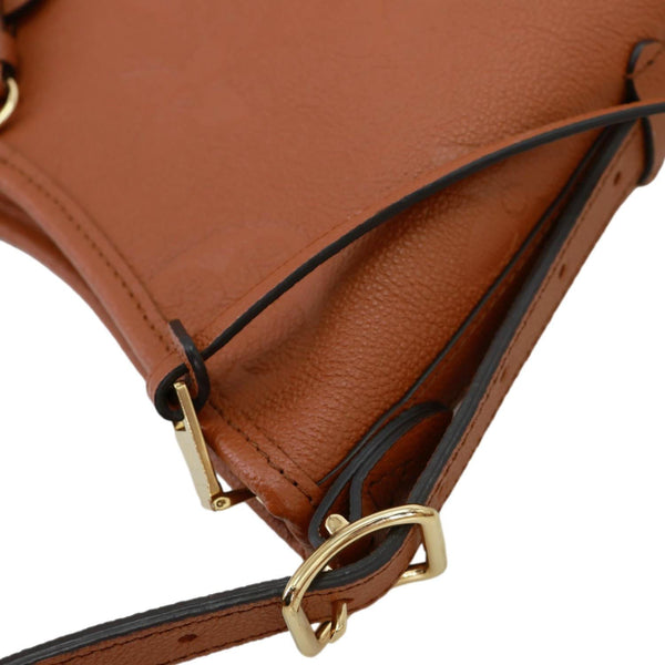 LOUIS VUITTON Carryall PM Empreinte Leather Shoulder Bag Brown