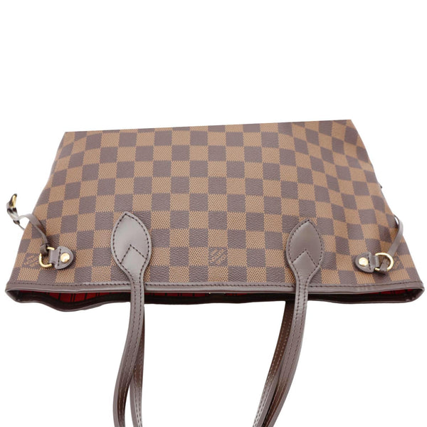 LOUIS VUITTON Neverfull PM Damier Ebene  Shoulder Bag Brown
